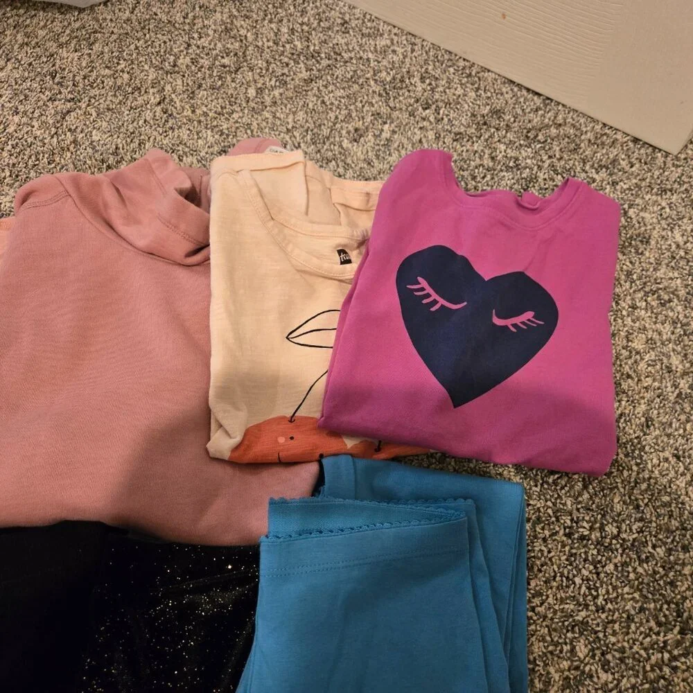 Lot of 19 Pieces Girl's Clothing 12-14 Crewcuts Tea Collection Vineyard Vines